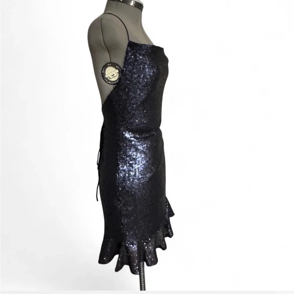 Elegant Sequin Cocktail Mini Dress - Picture 5 of 10